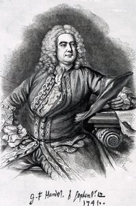 جورج فريدريك هاندل ، 1749 (Mezzotint) بواسطة توماس هدسون