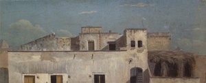 أسطح المنازل في نابولي ، 1782 بواسطة توماس جونز