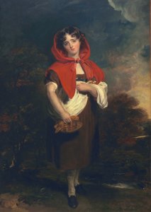 إميلي أندرسون: الرداء الأحمر الصغير ، c.1821 بواسطة توماس لورانس