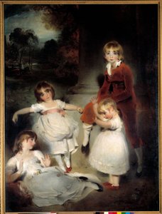 أطفال جون أنجرستين. لوحة للسير توماس لورانس (1769-1830) القرن التاسع عشر. 1،95x1،46 م. بواسطة توماس لورانس