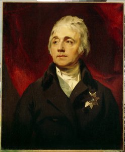 صورة للكونت سيميون رومانوفيتش فورونتسوف (1744-1832) (صورة للكونت سيميون رومانوفيتش فورونتسوف). لوحة للسير توماس لورانس (1769-1830) ، زيت على قماش. الفن الإنجليزي ، أواخر القرن الثامن عشر وأوائل القرن التاسع عشر ، الرومانسية. متحف الأرميتاج ، سانت بطرسبرغ. بواسطة توماس لورانس