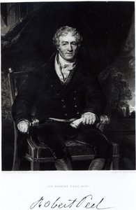 صورة للسيد روبرت بيل (1788-1850) ، نقشها هـ ، روبنسون (نقش) (وزن صورة) بواسطة توماس لورانس