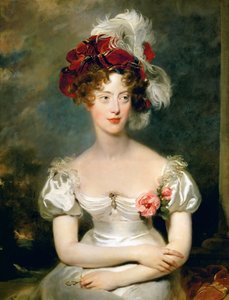 الأميرة كارولين من نابولي وصقلية 1798-1870 ، دوقة دي بيري بواسطة توماس لورانس