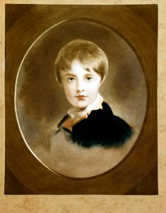 ملك روما (نابليون الثاني) (1811-1832) صبي صغير ، ابن نابليون الأول (زيت على قماش)