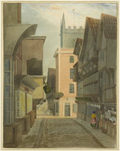 Mary-le-Port Street (watercolor on paper) بواسطة توماس ليسون الأكبر روبوتبهام