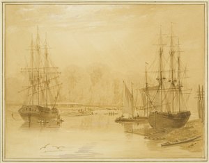 Ropewalk في Wapping ، "اتحاد" غرب الهند على اليسار