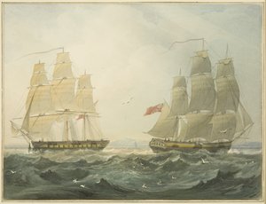 غرب Indiaman 'Union' و 'Ann' يظهران في قناة Bristol