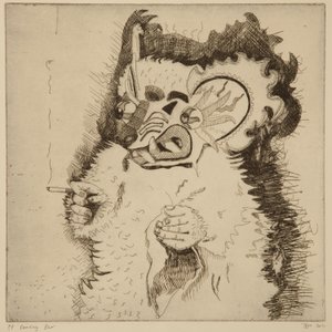 الرقص الدب ، دليل الطابعات قبل aquatint