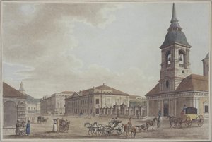 شارع لايتيني في سانت بطرسبرغ ، 1790 بواسطة توماس مالتون الأكبر
