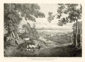 منظر من منحدرات Highgate Archway بواسطة توماس مان باينز