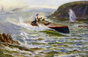 The Motor Scout (colour litho) بواسطة توماس ماري ماداواسكا هيمي