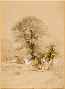 حارة المناظر الطبيعية مع فارس (لون الجسم)
