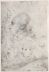 دراسات الرؤوس ، ج. 1820s.