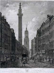 فيش ستريت هيل ، لندن ، 1795 بواسطة توماس موريس