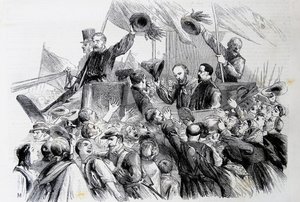 دخول غاريبالدي إلى نابولي ، 1860 بواسطة توماس ناست
