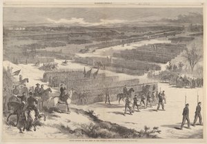 المراجعة الكبرى لجيش بوتوماك - رسمها السيد توماس ناست من هاربي ... ، 10 أكتوبر 1863. بواسطة توماس ناست