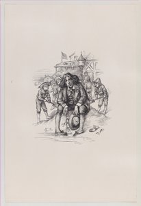 أوسكار على شاطئ البحر ، 26 أغسطس ، 1882 ، 26 أغسطس ، 1882. بواسطة توماس ناست