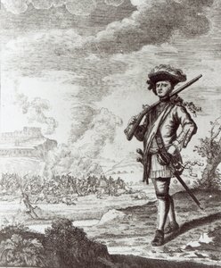 الكابتن هنري مورغان في كيس بنما عام 1671 ، ج .1734 بواسطة توماس نيكولز