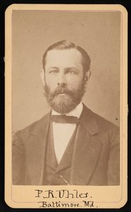 صورة لفيليب ريس أوهلر 1835-1913 ، حوالي 1860. بواسطة توماس بي فارلي