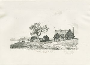 كولويتش - أولد مانور هاوس في كولي: رسم بالقلم والحبر ، 1836 بواسطة توماس بيبلو وود