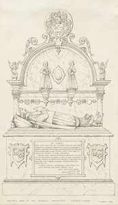 Colwich - Wolseley Monument: الرسم بالقلم بواسطة توماس بيبلو وود