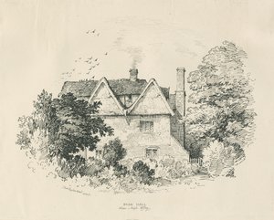 High Offley - Park Hall: الرسم بالقلم الرصاص والحبر (نقش) بواسطة توماس بيبلو وود