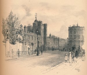 منظر عام لقصر القديس جاميس ، من بال مول ، 1902