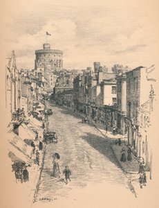 برج وندسور العظيم من شارع Peascod ، 1902