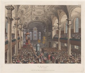 سانت مارتن في الحقول ، 1 أغسطس ، 1809. ، 1 أغسطس ، 1809. المؤلفون: توماس رولاندسون ، أوغسطس تشارلز بوجين ، جيه بلوك. بواسطة توماس رولاندسون ، أوغسطس تشارلز بوجين ، جي بلوك