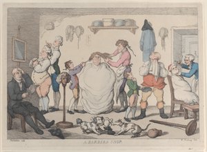 محل حلاقة 1811 ، 1811. بواسطة توماس رولاندسون