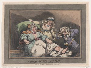 A Bawd on her Last Legs ، 1 أكتوبر 1792 ، 1 أكتوبر 1792. بواسطة توماس رولاندسون