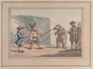 دب راقص ، 1800-1827. ، 1800-1827. بواسطة توماس رولاندسون