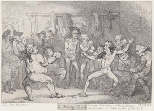 مباراة المبارزة ، 29 ديسمبر 1788 ، 29 ديسمبر 1788. بواسطة توماس رولاندسون