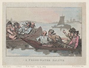 تحية للمياه العذبة ، 1799 ، 1799. بواسطة توماس رولاندسون
