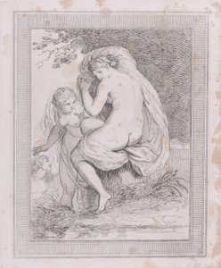 A Nymph Drying نفسها ، 1790-99. ، 1790-99. بواسطة توماس رولاندسون