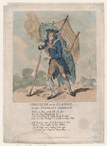 أيروستيشن في Elbows ، أو The Itinerant Aeronaut ، 5 سبتمبر 1785. ، 5 سبتمبر 1785. بواسطة توماس رولاندسون