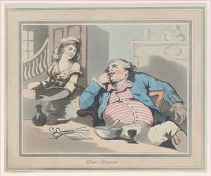بعد العشاء ، 1790. ، 1790. بواسطة توماس رولاندسون