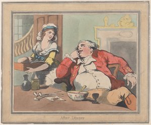 بعد العشاء ، 22 أكتوبر 1789 ، 22 أكتوبر 1789. بواسطة توماس رولاندسون