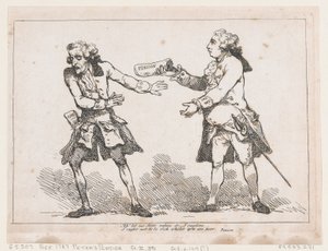 آه ، اسمح لي يا سيدي أن أرفض ذلك ... ، من معاش بيتر بقلم بيتر بيندار ، Esq. ، 1787. ، 1787. بواسطة توماس رولاندسون