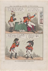 الكل من أجل الحب أو مشهد في ويموث ، اجتماع غير متوقع ، 26 فبراير 1809. ، 26 فبراير ، 1809. بواسطة توماس رولاندسون