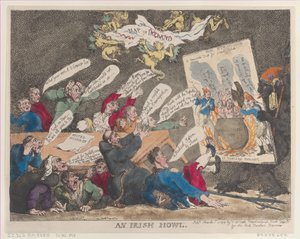عواء إيرلندي ، 1 مارس 1799 ، 1 مارس 1799. بواسطة توماس رولاندسون