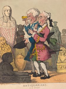 Antiquarians a la Greque ، حانة. 1805 (نقش يدوي) بواسطة توماس رولاندسون