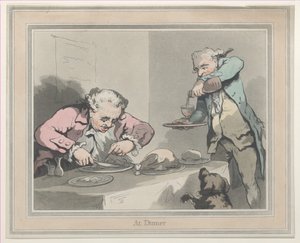 في العشاء ، 1790. ، 1790. بواسطة توماس رولاندسون
