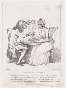 عشاق أفاريشوس ، 1 أغسطس 1797 ، 1 أغسطس 1797. بواسطة توماس رولاندسون