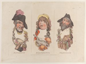 Battleorum ، Billingsgatina ، Trafficorum ، 15 أغسطس ، 1800. ، 15 أغسطس ، 1800. بواسطة توماس رولاندسون