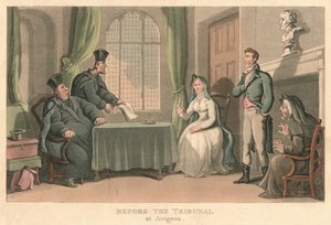 أمام المحكمة في أفينيون ، 1818 ، 1821 بواسطة توماس رولاندسون