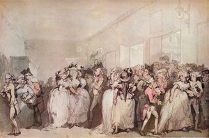 كراسي بوكس بوكس عام 1785 ، c1785 بواسطة توماس رولاندسون
