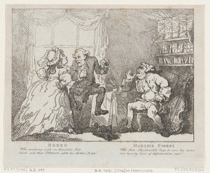 Bozzy and Madame Piozzi Frontispiece ، Bozzy and Piozzi بواسطة Peter Pindar ، 1780-86. ، 1780-86. بواسطة توماس رولاندسون
