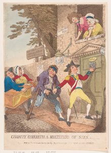 الصدقة تغطي العديد من الخطايا ، 27 نوفمبر 1781 ، 27 نوفمبر 1781. بواسطة توماس رولاندسون