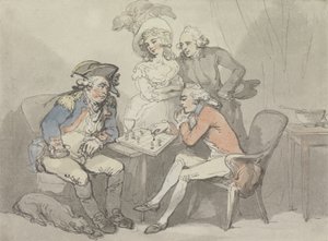كش ملك ، حوالي عام 1790 (ألوان مائية وحبر على الجرافيت على الورق) بواسطة توماس رولاندسون